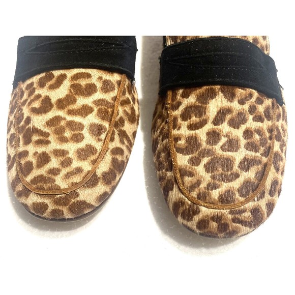 Vince Camuto Leopard Print Cow Hair Womens Flats Size 7.5 - Picture 11 of 11
